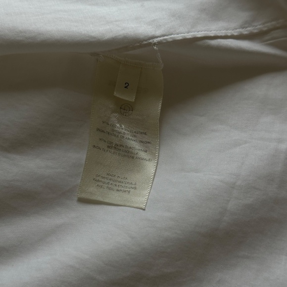 Retail $980 The Row classy sleeveless white shirt - Picture 6 of 8